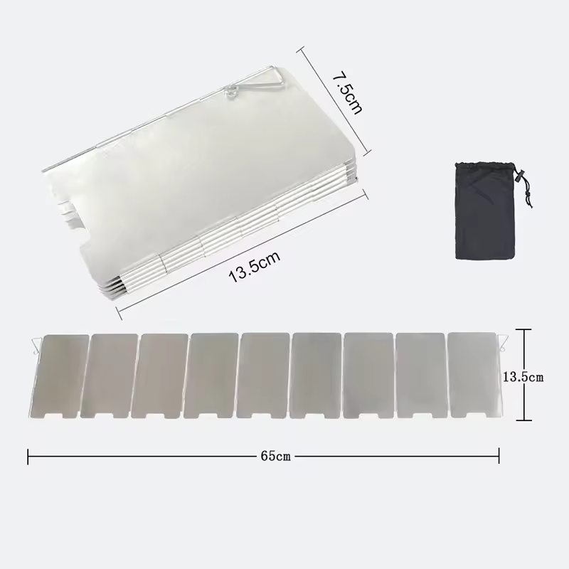 Outdoor Power Heater - Outdoor Stove Wind Shield Camping Windscreen