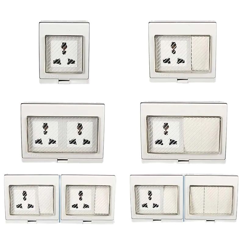 Outdoor Kitchen Power Outlet - 1PCS White AU UK EU US