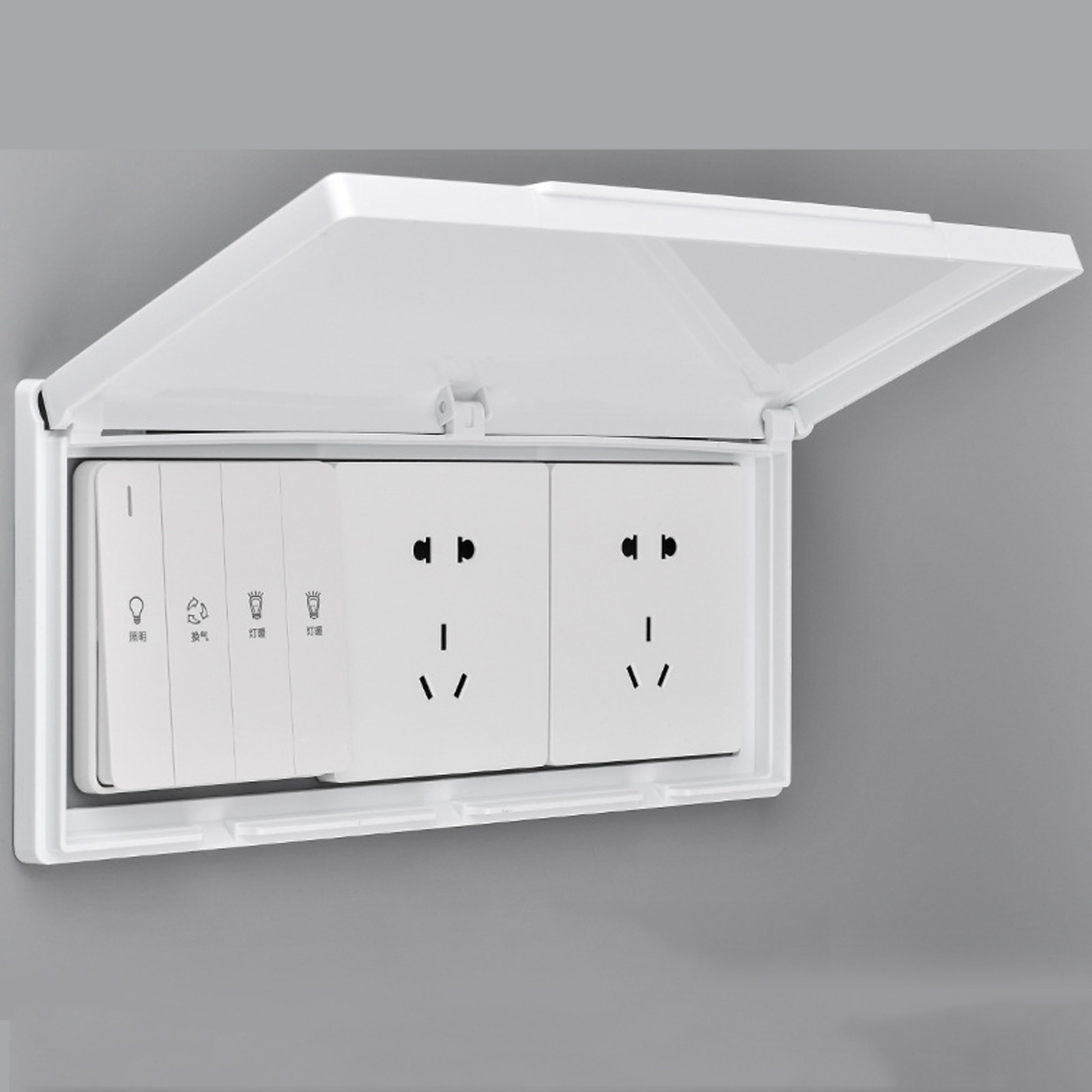 3 Gang Waterproof Outlet Cover - огляд і ціна Outdoor Power Outlet