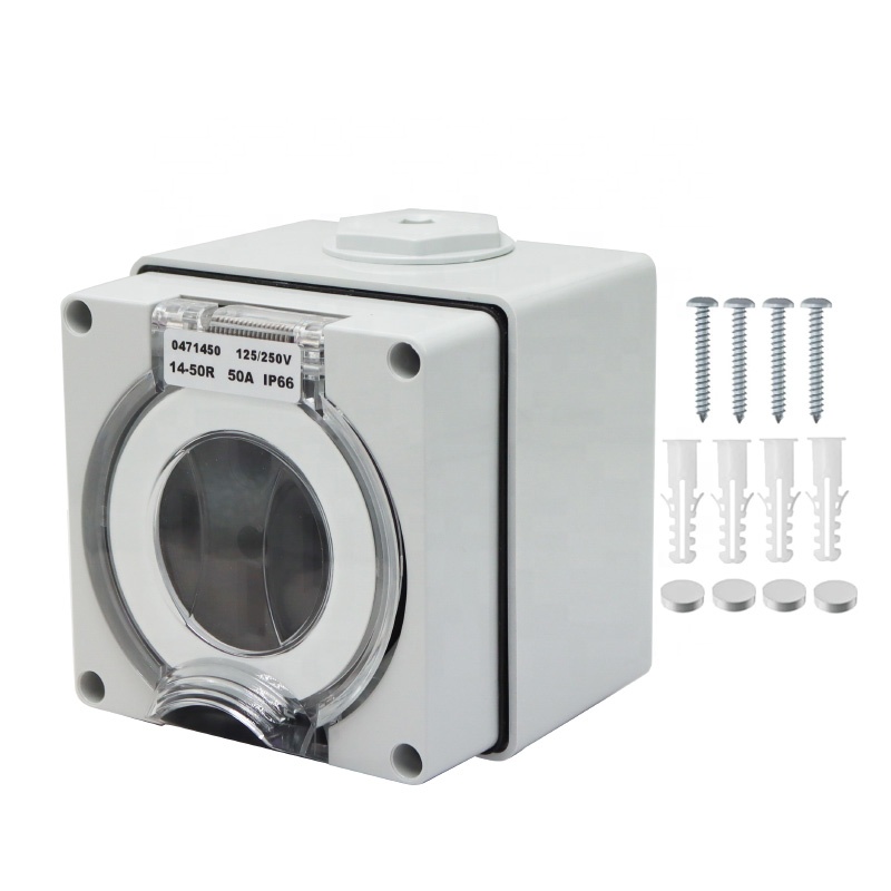 50 Amp Generator RV Power Inle - огляд і ціна Outdoor Power Inlet Box