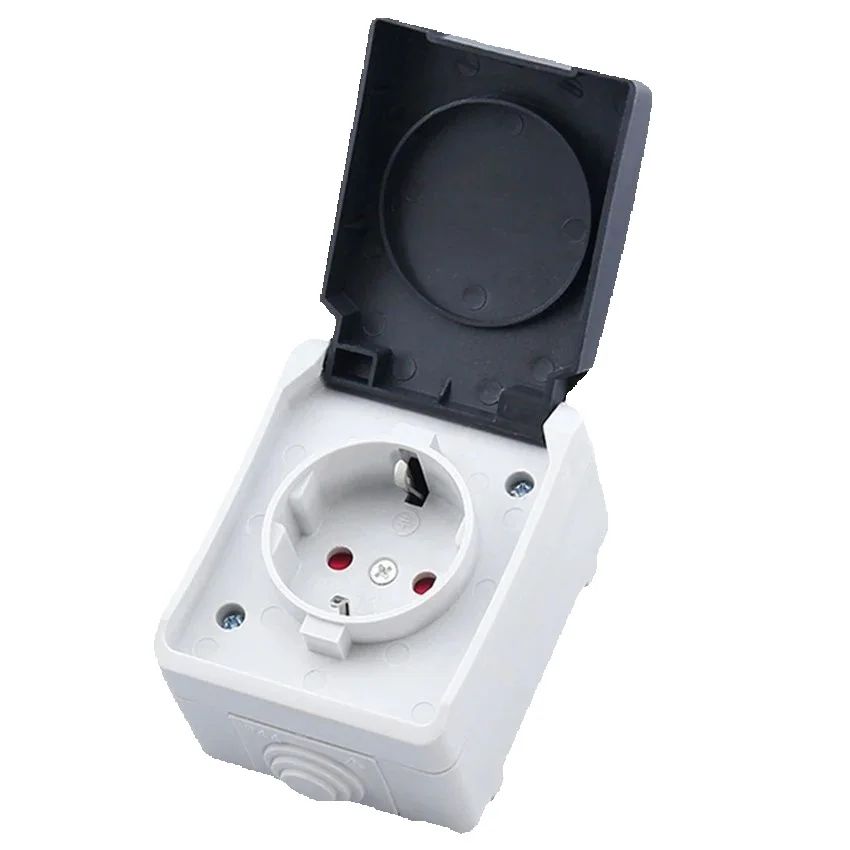 1pcs 16A Surface Mounted Outdo - огляд і ціна Outdoor Kitchen Power Outlet