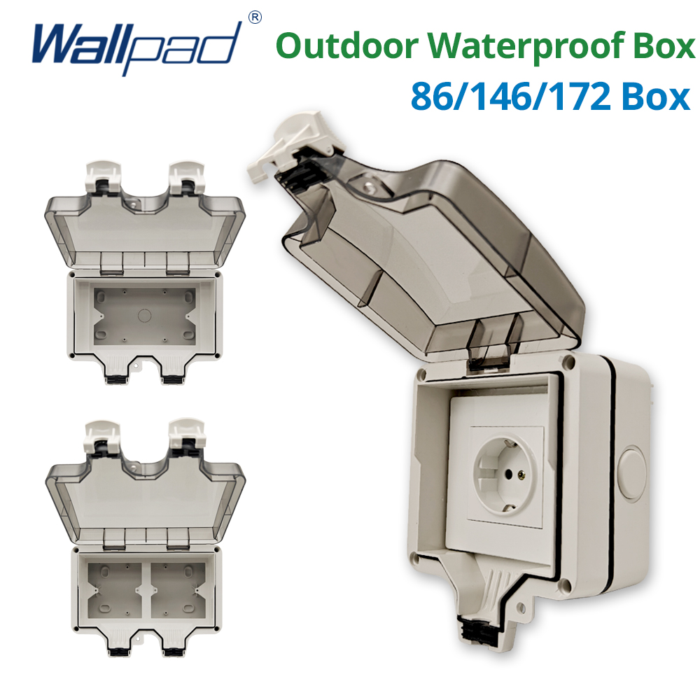 Wallpad IP66 Dustproof Waterpr - огляд і ціна Outdoor Power Outlet