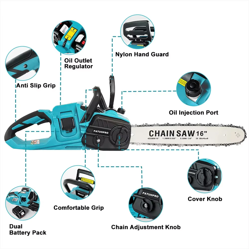 Brushless 16 Inch Cordless Ele - огляд і ціна Pole Saw Cordless