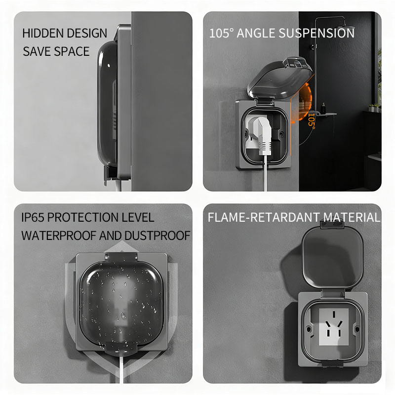 IP65 Waterproof Outdoor Socket - огляд і ціна Outdoor Power Inlet Box