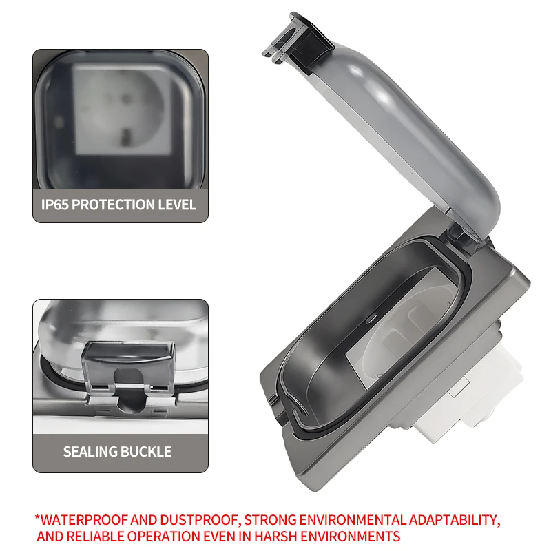 IP65 Waterproof Outdoor Socket - огляд і ціна Outdoor Power Inlet Box