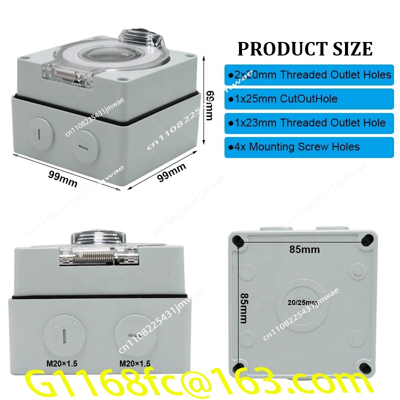 50 Amp Generator RV Power Inle - огляд і ціна Outdoor Power Inlet Box