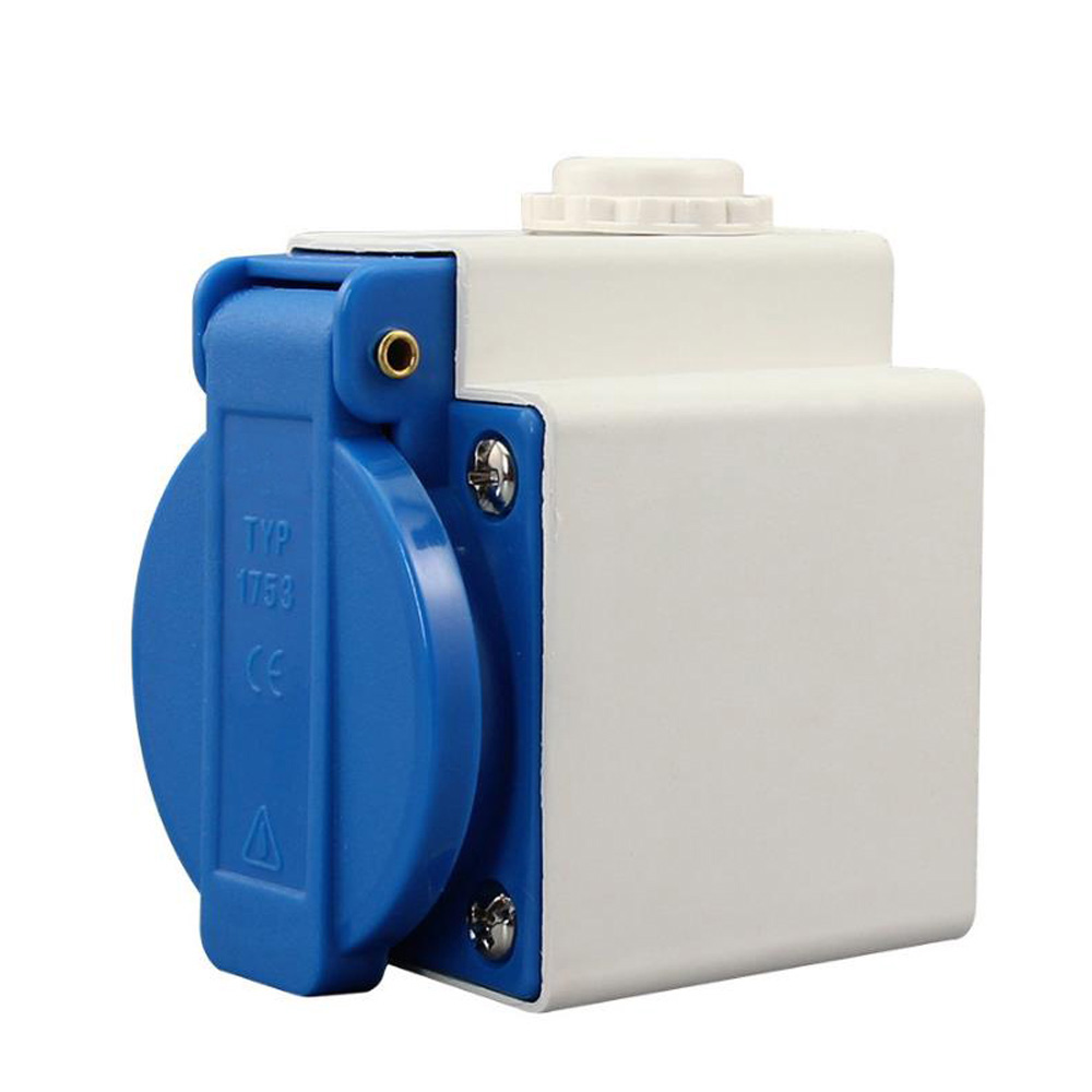 Blue IP54 10A/16A 220V Multifu - огляд і ціна Outdoor Power Inlet Box
