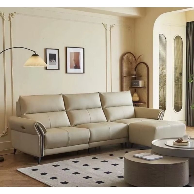 Italian Minimalist Cream Strai - огляд і ціна Outdoor Power Recliner
