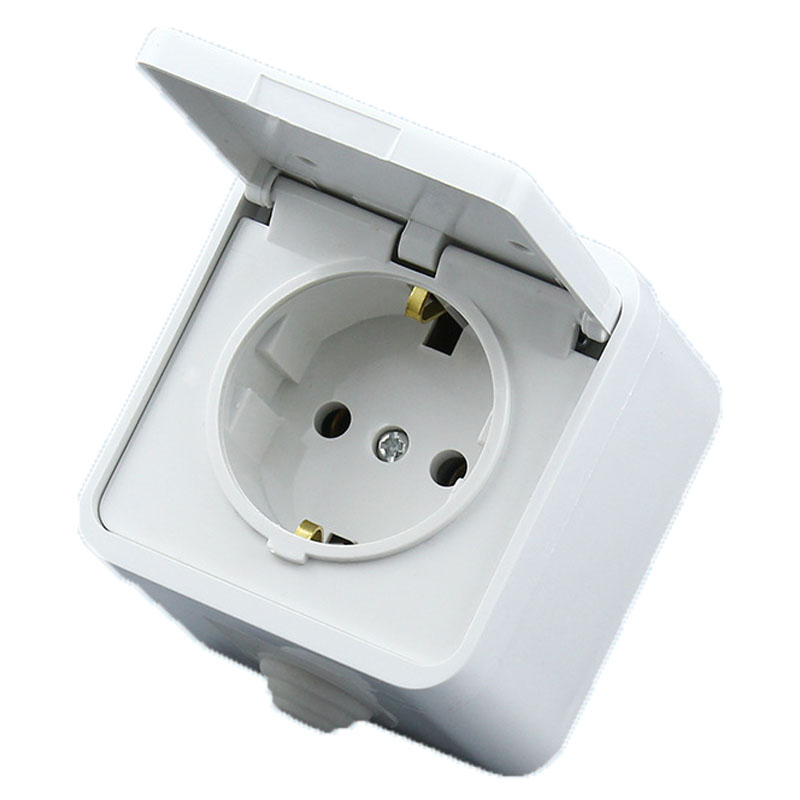 White Germany 10A 16A Waterpro - огляд і ціна Outdoor Kitchen Power Outlet