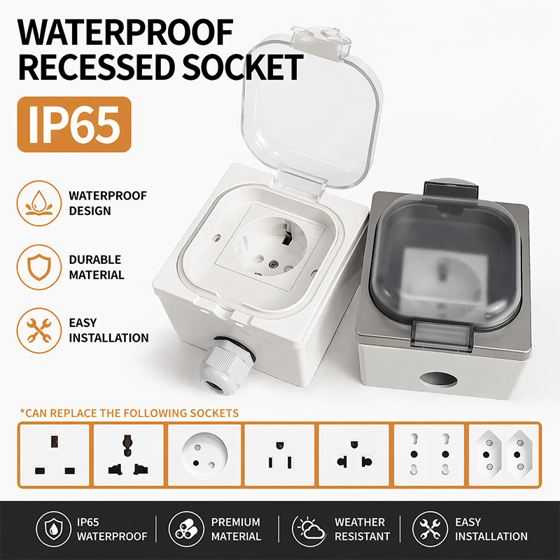 IP65 Waterproof Outdoor Socket - огляд і ціна Outdoor Kitchen Power Outlet