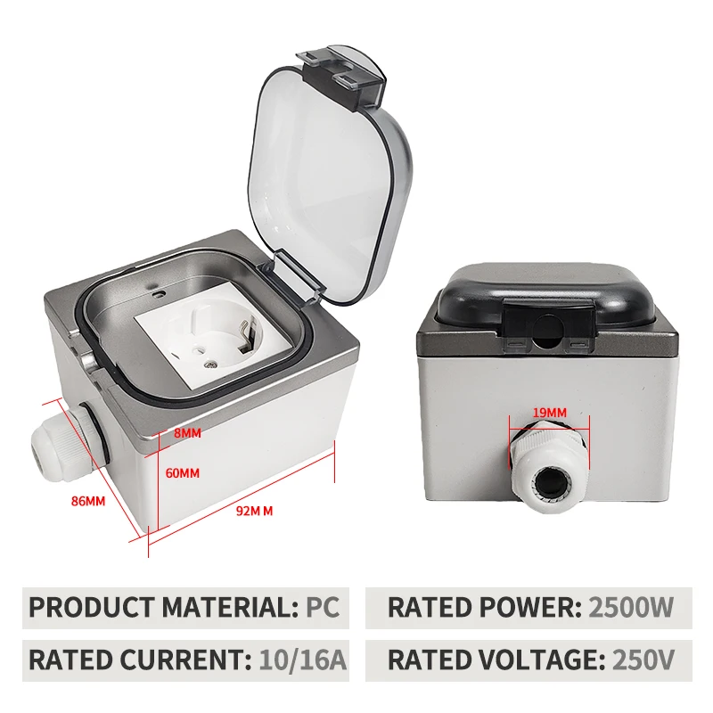 IP65 Waterproof Outdoor Socket - огляд і ціна Outdoor Kitchen Power Outlet