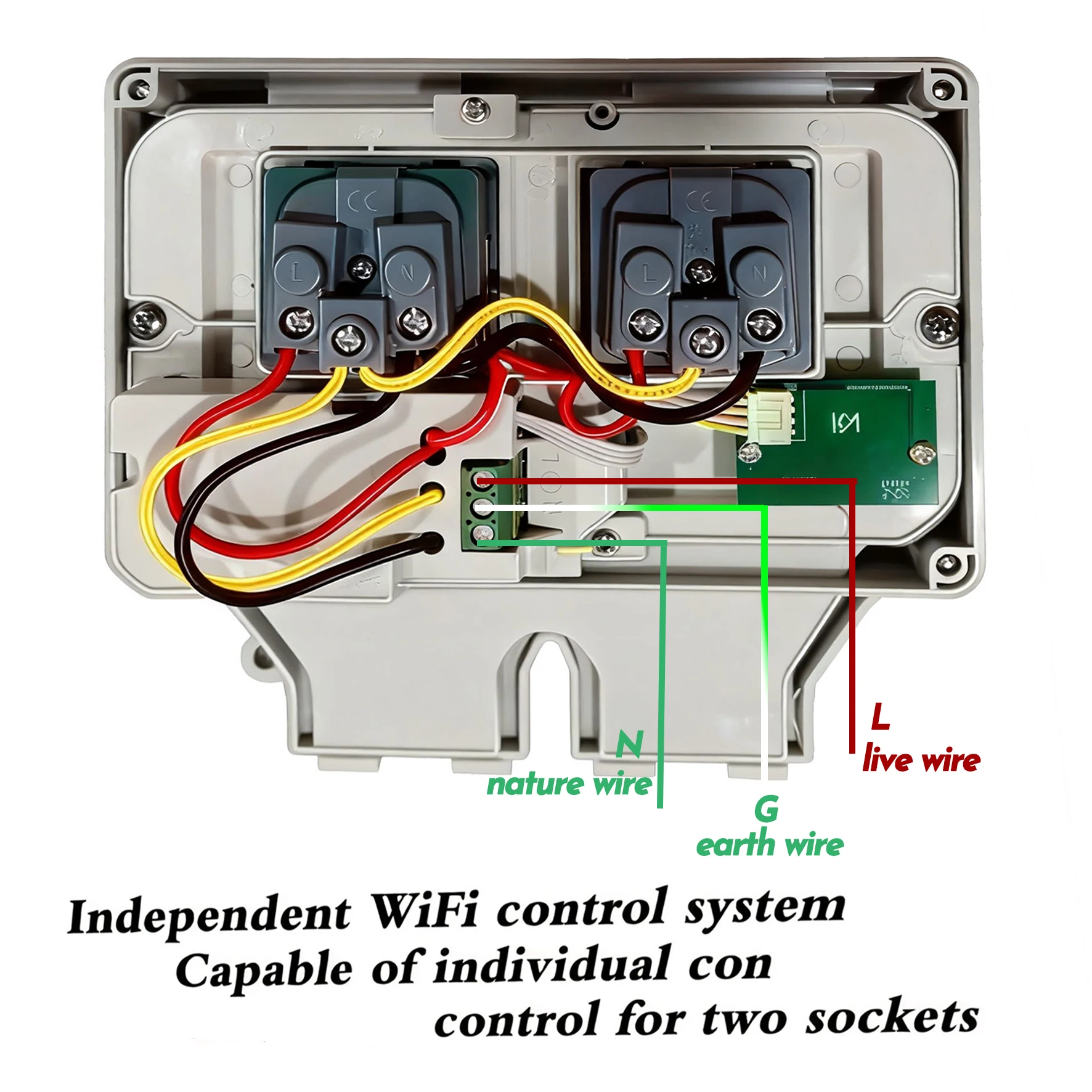 Tuya Waterproof Electrical Wal - огляд і ціна Outdoor Power Inlet Box