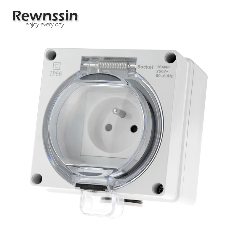IP66 Waterproof Socket French  - огляд і ціна Outdoor Power Inlet Box