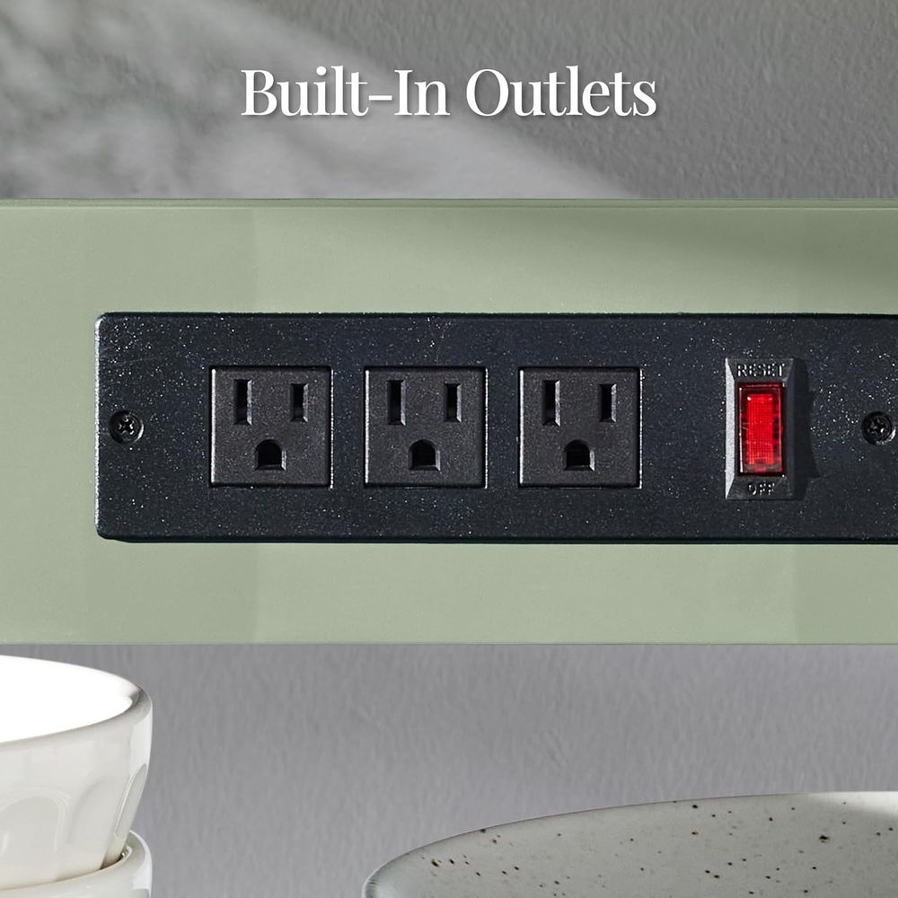 36in LarRolling Kitchen Island - огляд і ціна Outdoor Kitchen Power Outlet