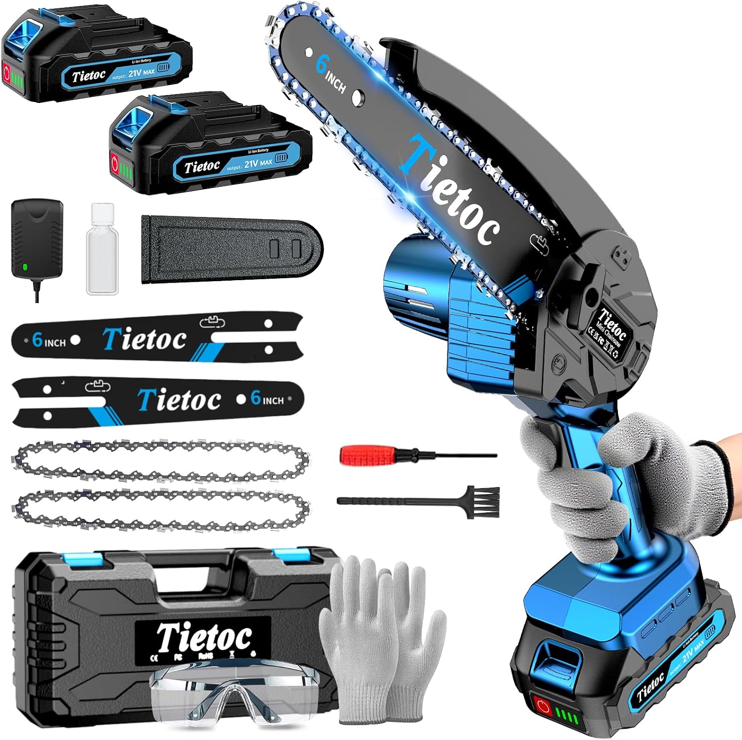 Mini Chainsaw, 6 Inch Chain Sa - огляд і ціна Pole Saw Cordless