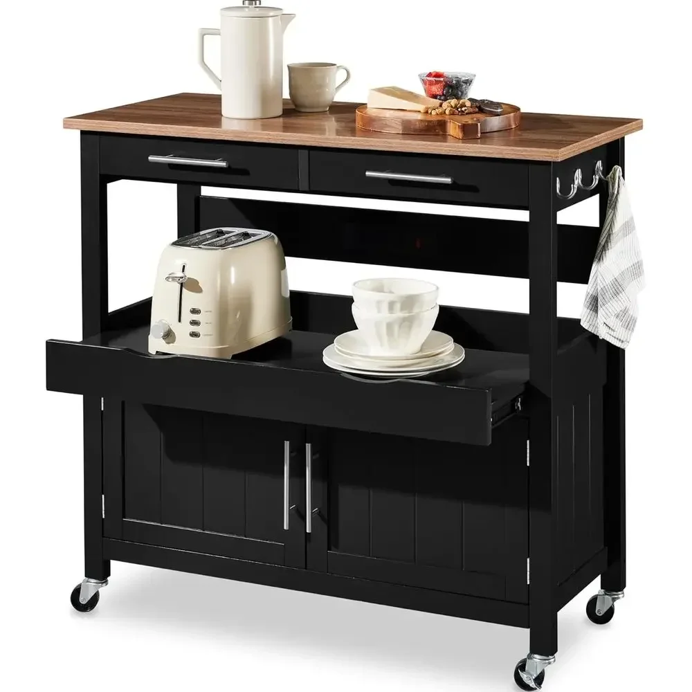 36 Large Rolling Kitchen Islan - огляд і ціна Outdoor Kitchen Power Outlet