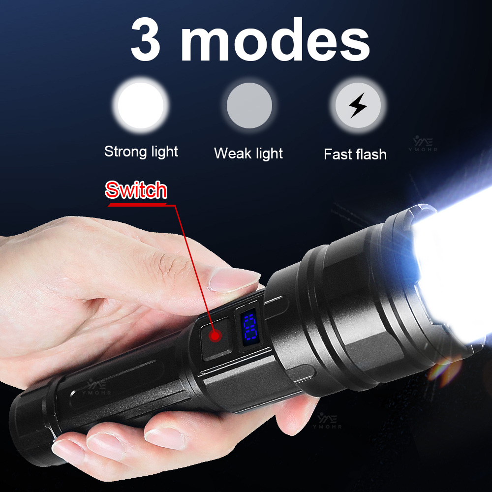 White Laser High Power Flashli - огляд і ціна Outdoor Power Bank